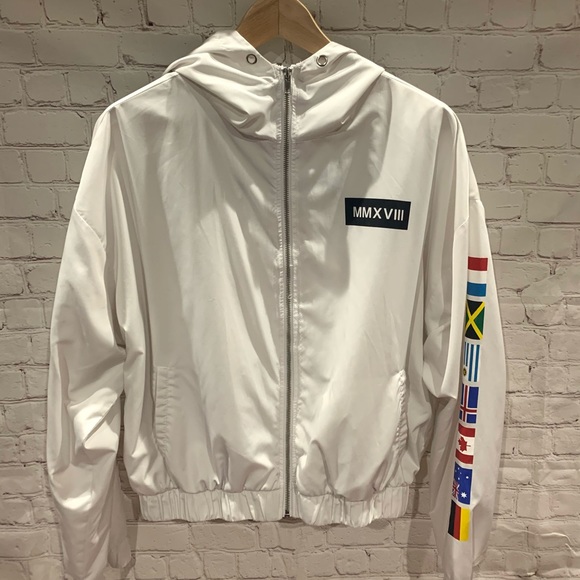 Forever 21 Worldwide Windbreaker - Picture 1 of 5